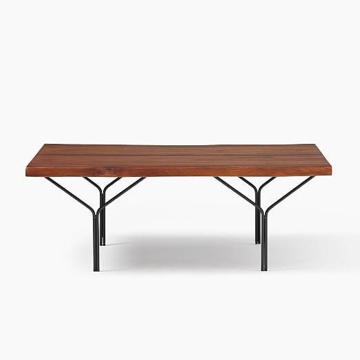 west elm raw edge coffee table