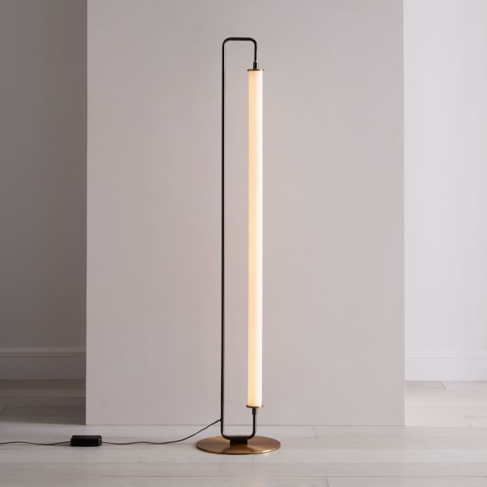 west elm line art floor lamp