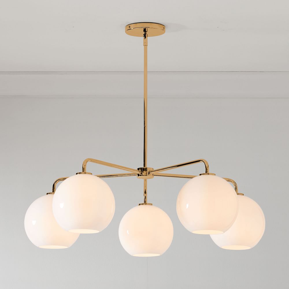 west elm mid century chandelier