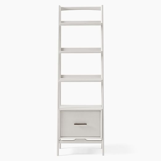 MidCentury 3Piece Wide & Narrow Narrow Bookshelf Set (82") West Elm