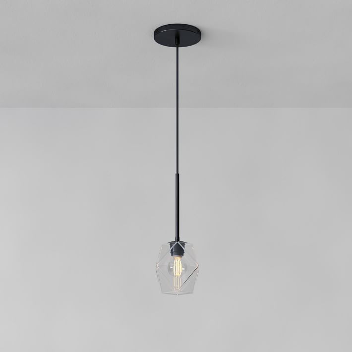 west elm sculptural single pendant