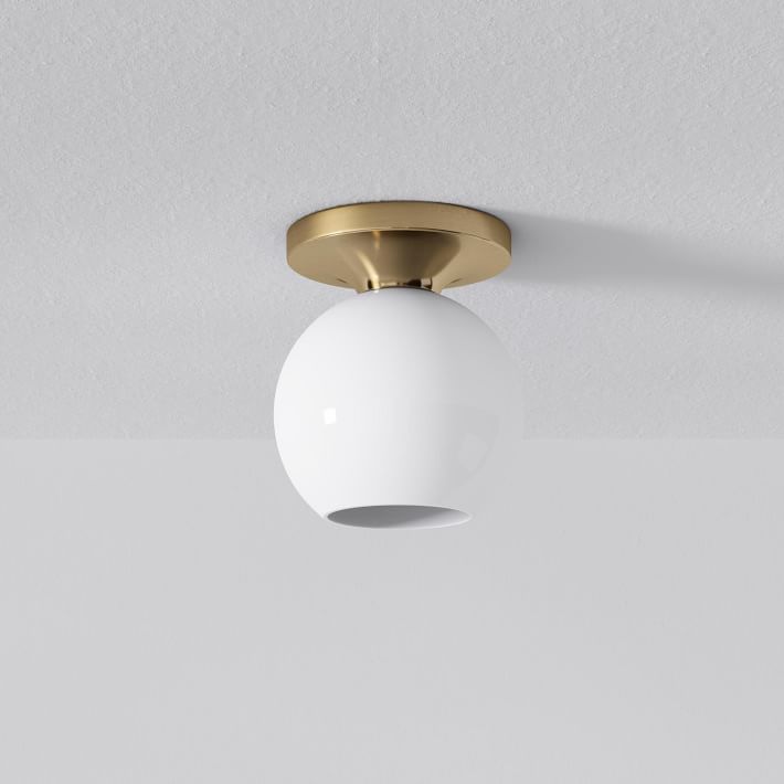 Sculptural Globe Flushmount | West Elm