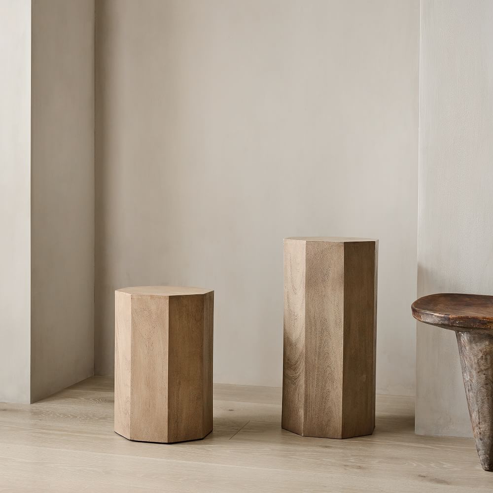 Natural Rustic Wood Plant Stands West Elm