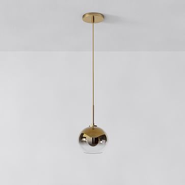 gold ombre pendant light