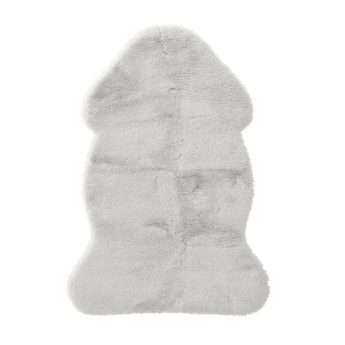 Machine Washable Faux Fur Rug West Elm