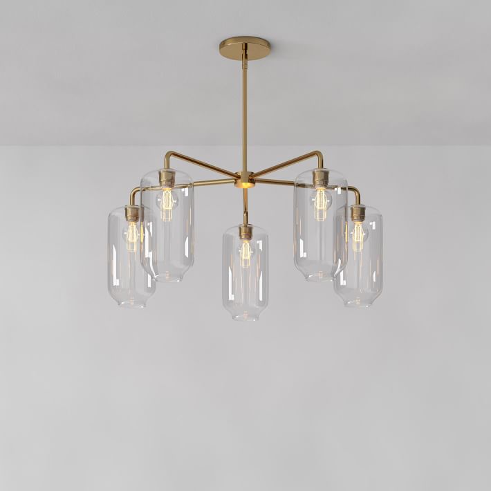 west elm sculptural light