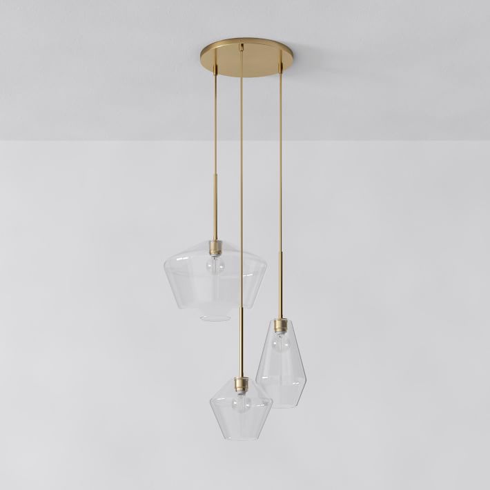 west elm geo pendant light