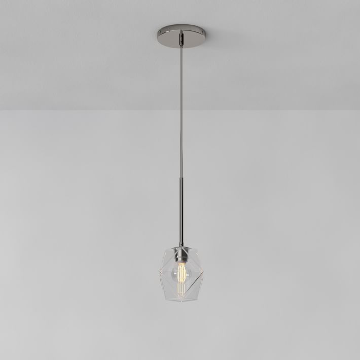 west elm sculptural single pendant