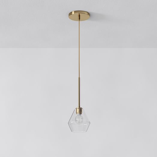 Sculptural Geo PlugIn Pendant West Elm