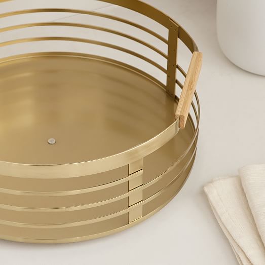 mDesign Metal Turntables West Elm