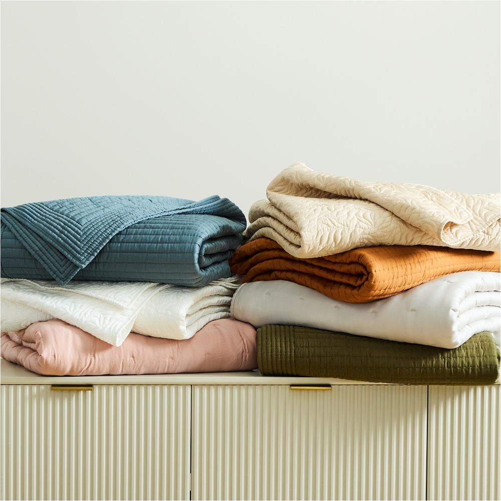 Silky TENCEL™ Floral Quilt & Shams West Elm