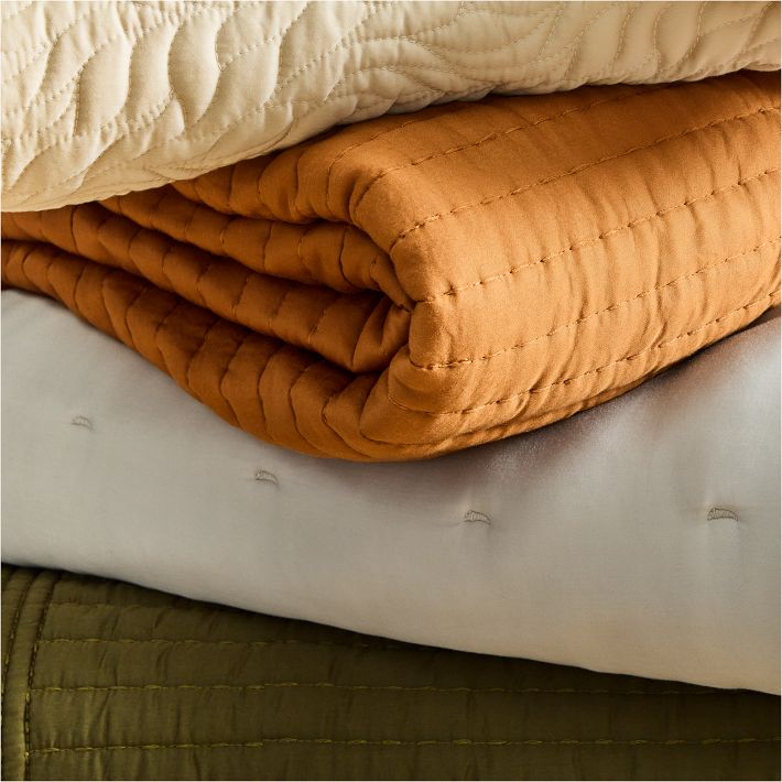 Silky TENCEL™ Floral Quilt & Shams West Elm