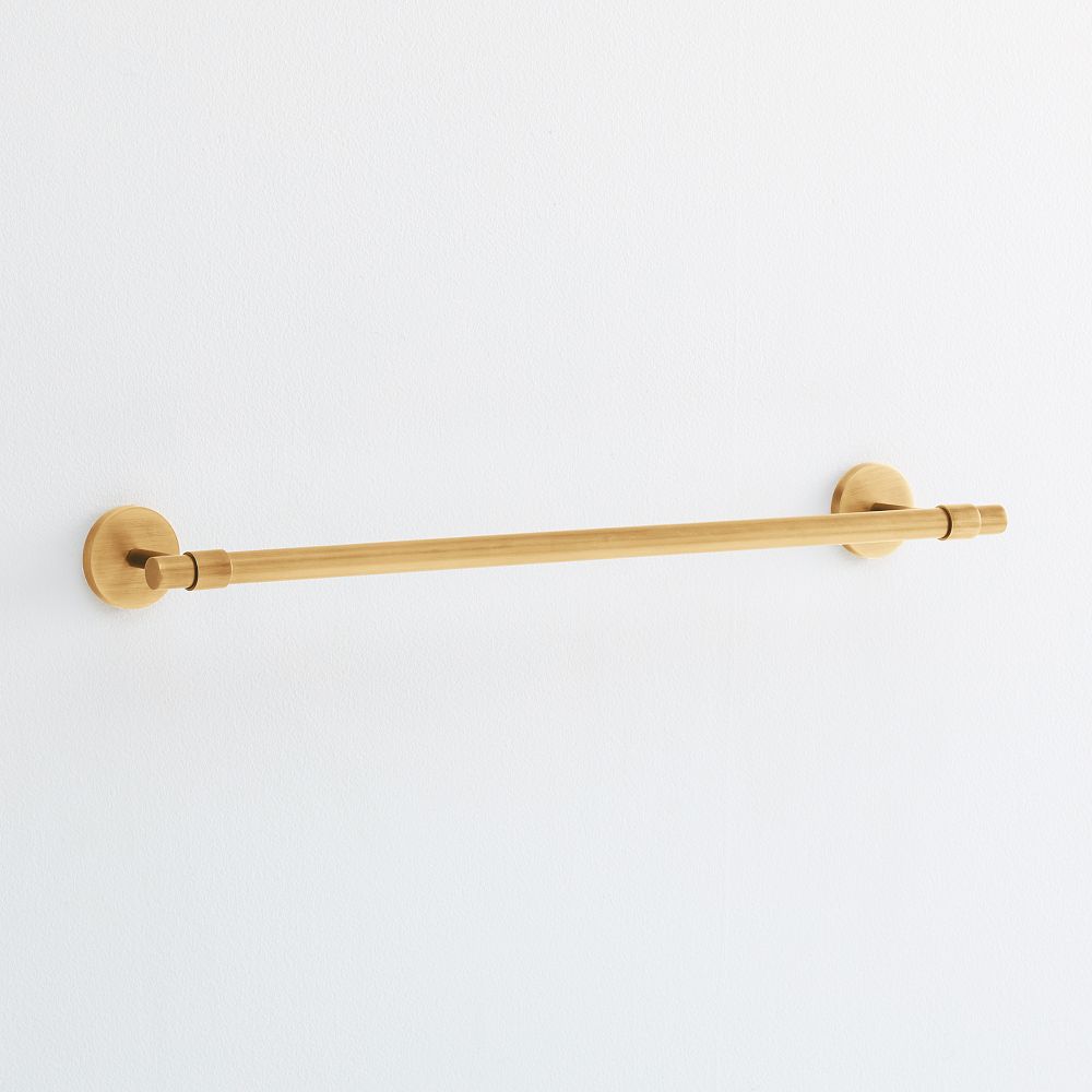 Pure Modernist Bath Hardware - Antique Brass | West Elm