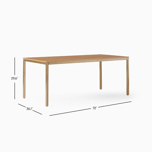 Frame Dining Table - Caramel | West Elm