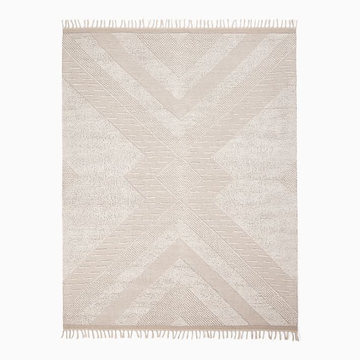 Textured Diamonds Indoor/Outdoor Rug | West Elm