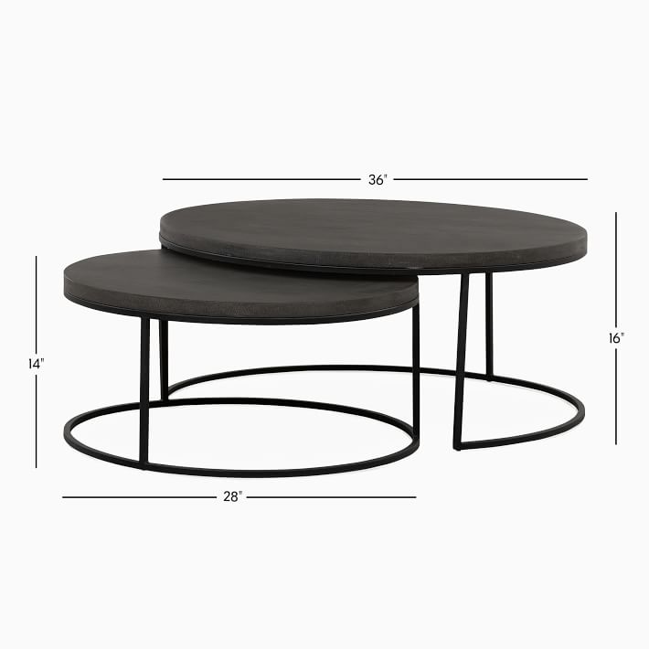 nesting coffee tables west elm