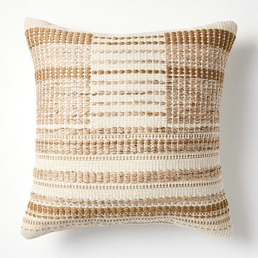 Mixed Texture Indoor/Outdoor Pillow | West Elm