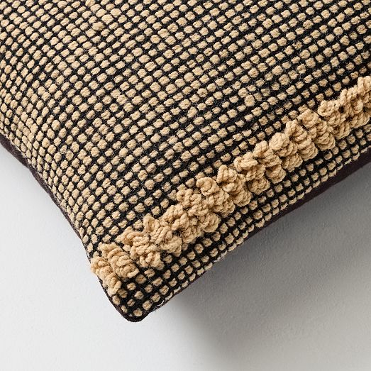 Knotted Border Indoor/Outdoor Pillow | West Elm