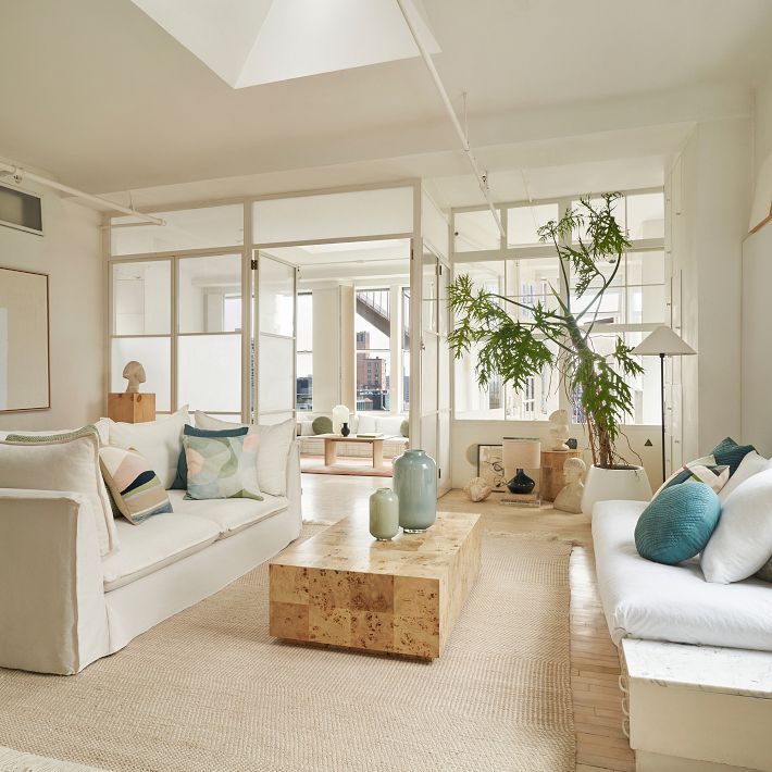 Bleecker DownFilled Slipcover Sofa (66"96") West Elm