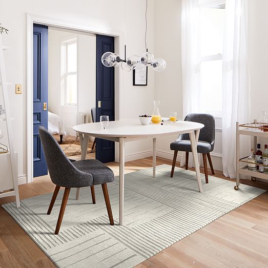 Painted Mixed Stripes Rug | West Elm