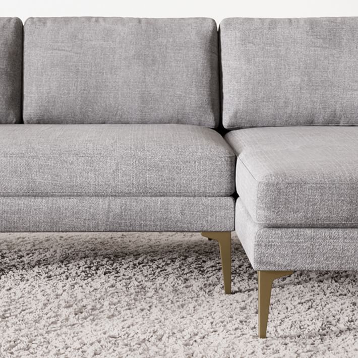 Andes Double Wide Chaise Sectional Sofa With Chaise West Elm