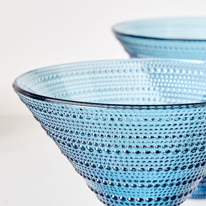 Jupiter Beaded Glass Martini Glasses (Set of 4) West Elm