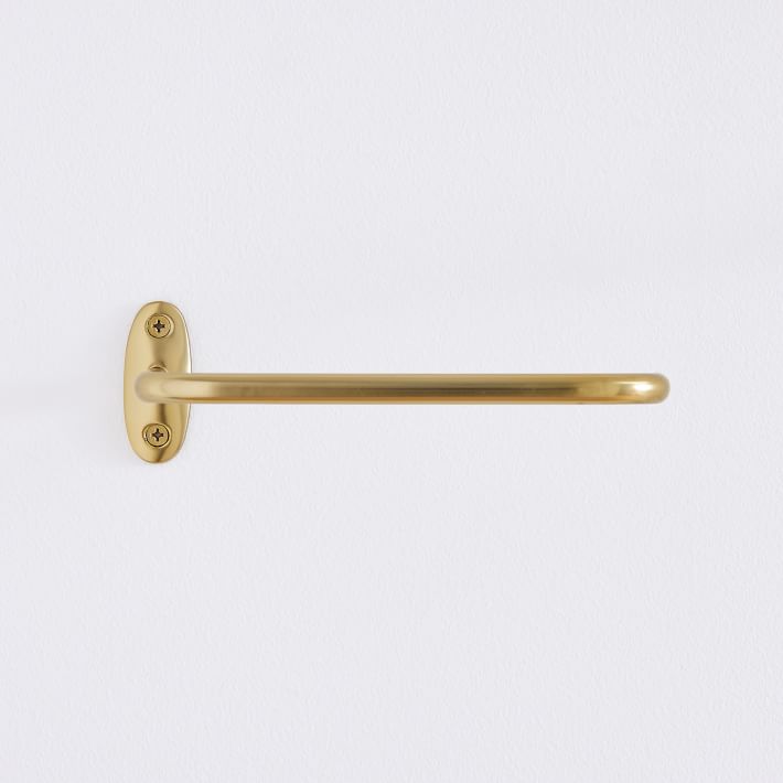 Brill Pure Bath Hardware - Antique Brass | West Elm