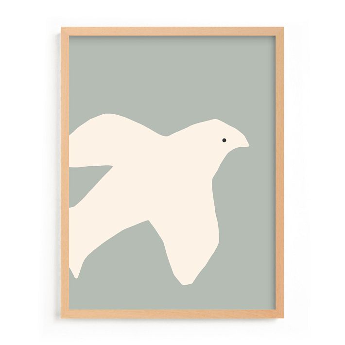 Summer Dove Framed Wall Art by Minted for West Elm West Elm