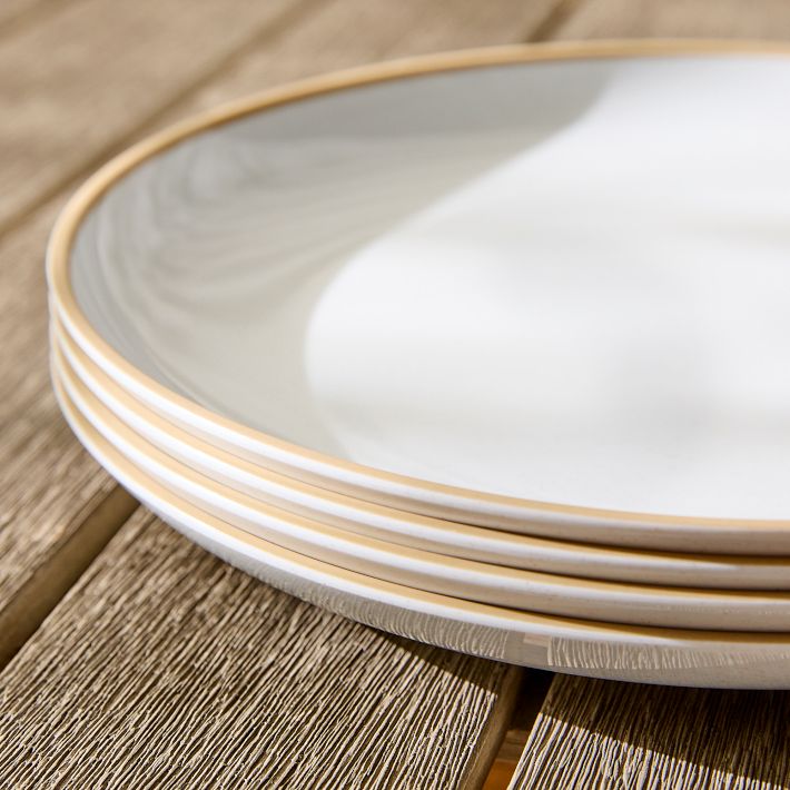 Mill Melamine Outdoor Dinner Plate Sets West Elm