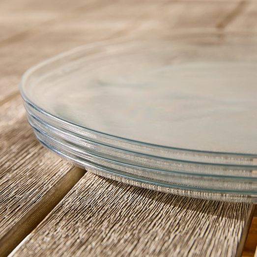 Organic Shaped Outdoor Acrylic Dinner Plate Sets West Elm