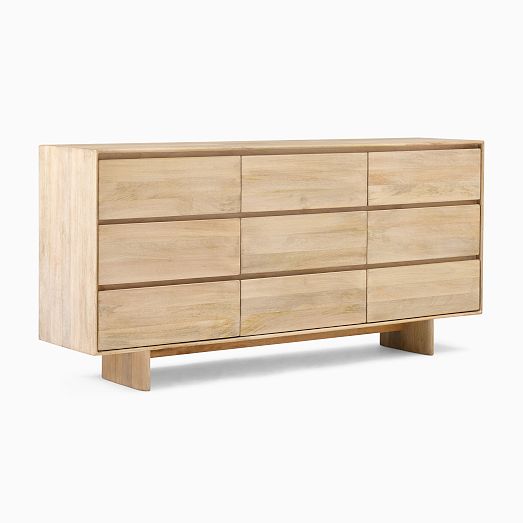 Anton Solid Wood Wide 9-Drawer Dresser (85") | West Elm