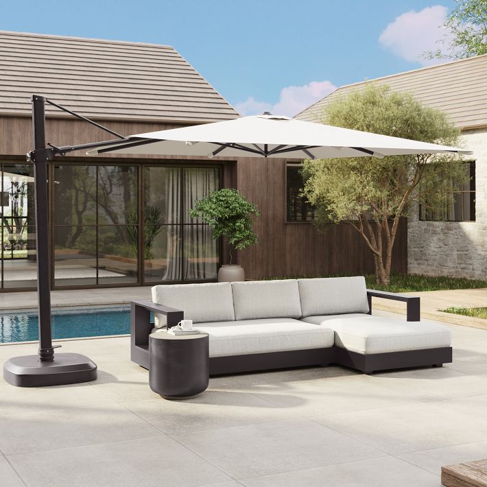 Square Outdoor Cantilever Umbrella (10') West Elm