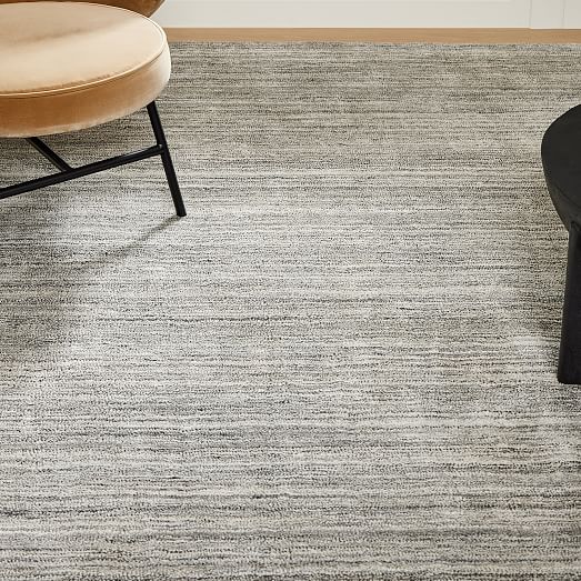 Shale Striations Easy Care Rug | West Elm