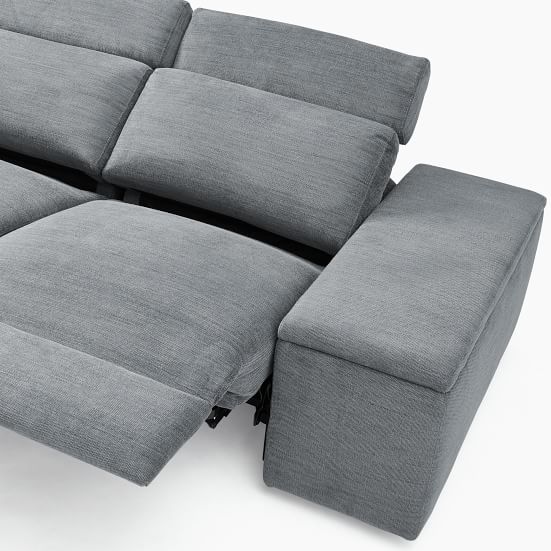 Enzo 5Piece LShaped Reclining Sectional (114") West Elm