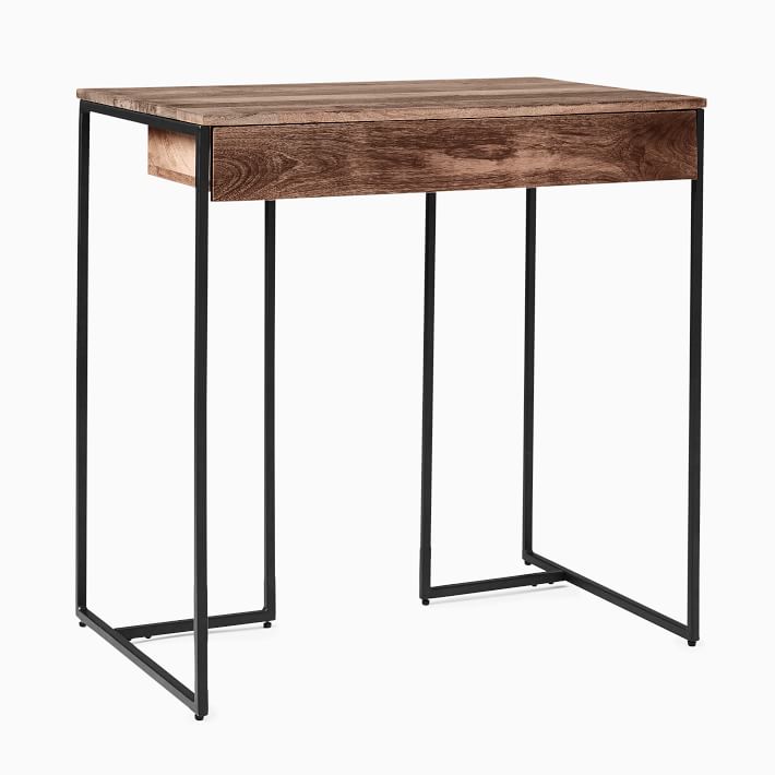 industrial storage mini desk west elm