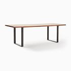 Tompkins Industrial Live Edge Dining Table | West Elm
