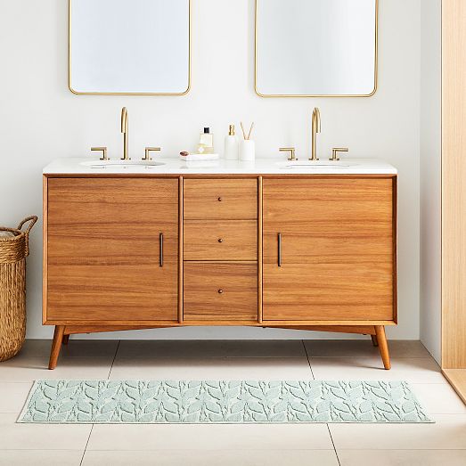 Mariposa Bath Mat Runner | West Elm
