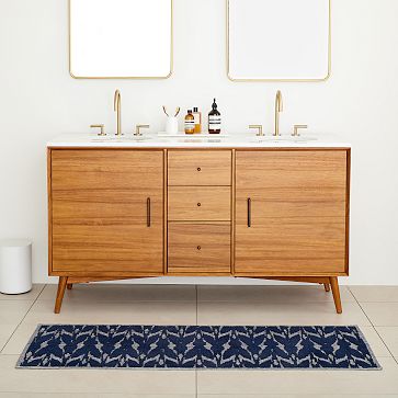 Mariposa Bath Mat Runner | West Elm