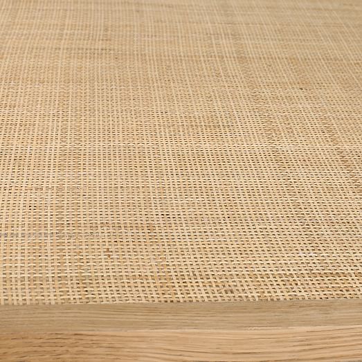 Cane Shelf Coffee Table Modern Living Room Furniture West Elm