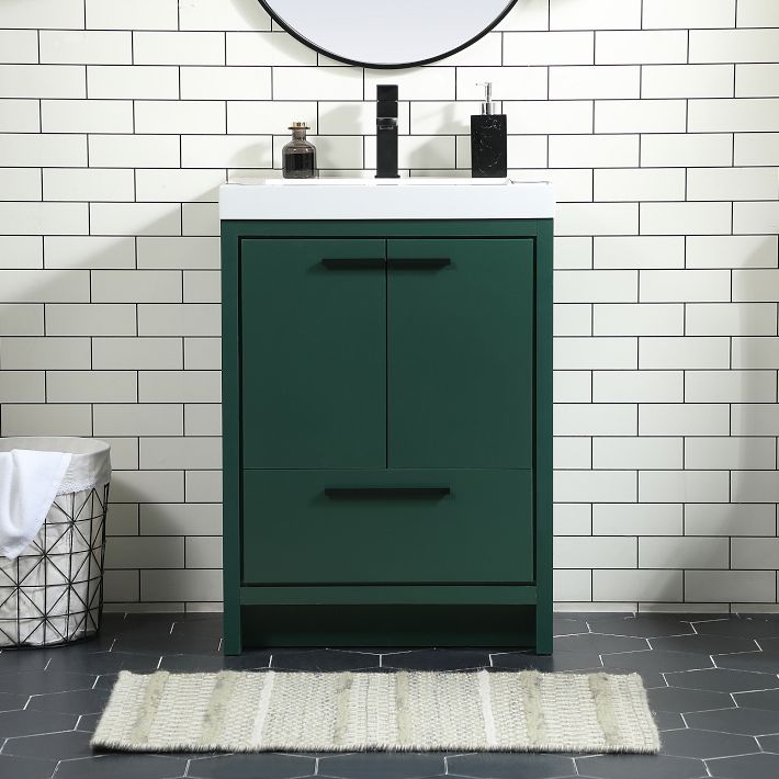 Donovan Single Bathroom Vanity (24"48") Blue/Green West Elm