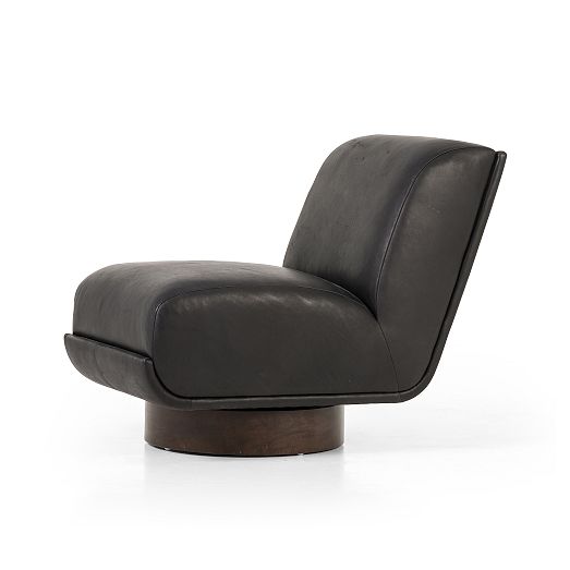 Bushwick Leather Swivel Chair 