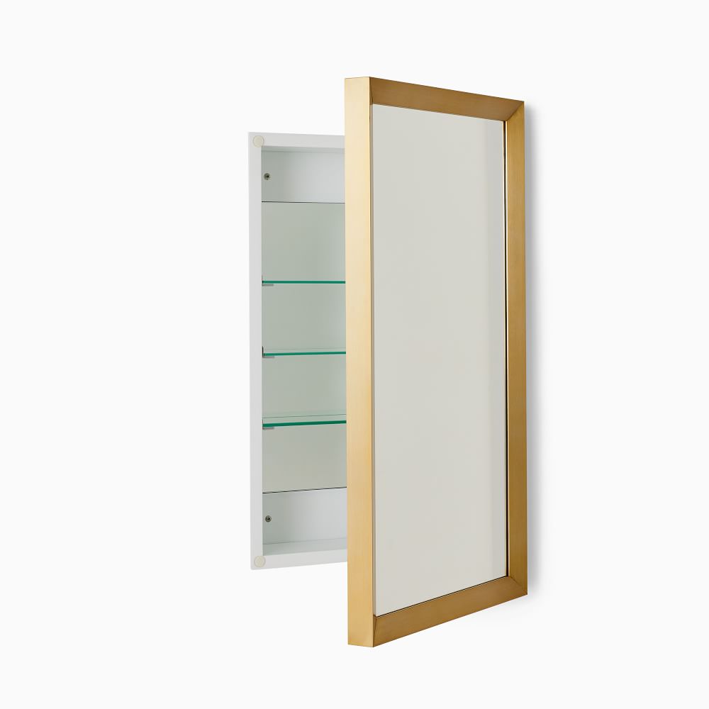 Crawford Thick Metal Frame Medicine West Elm