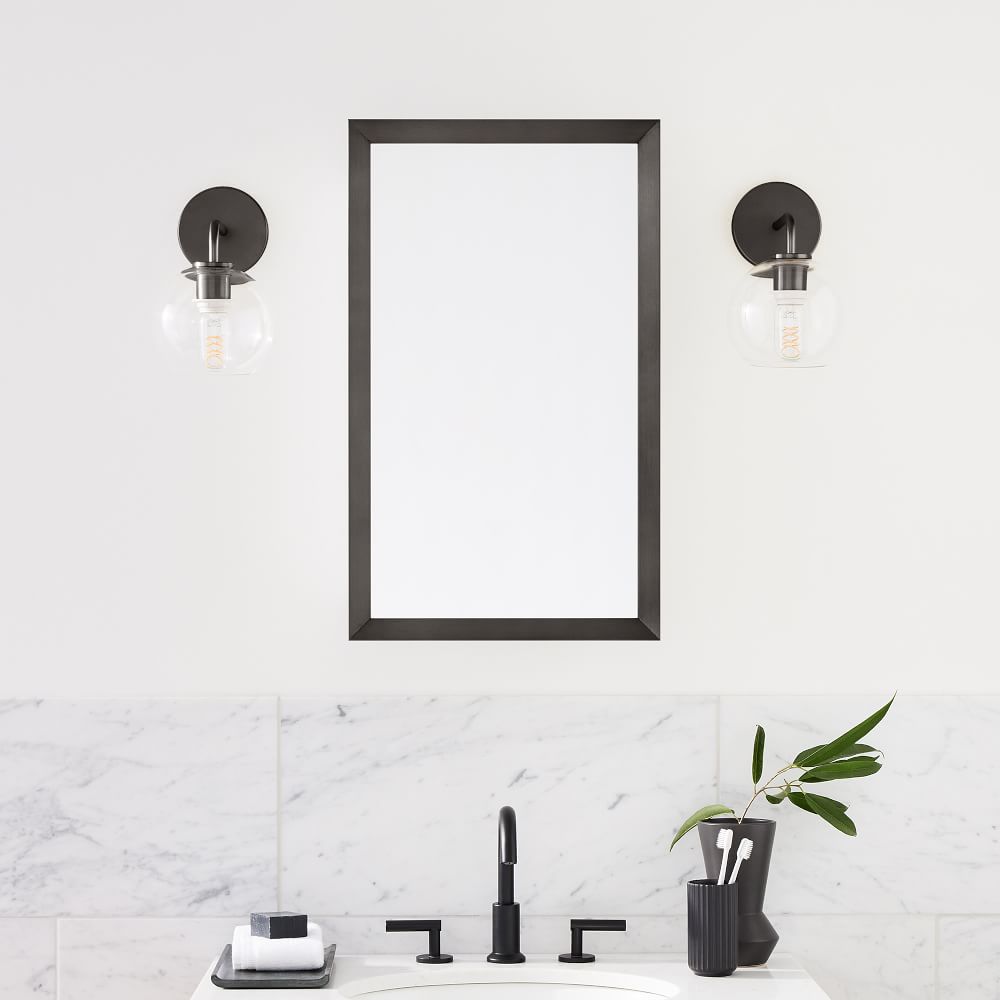 Crawford Thick Metal Frame Medicine West Elm