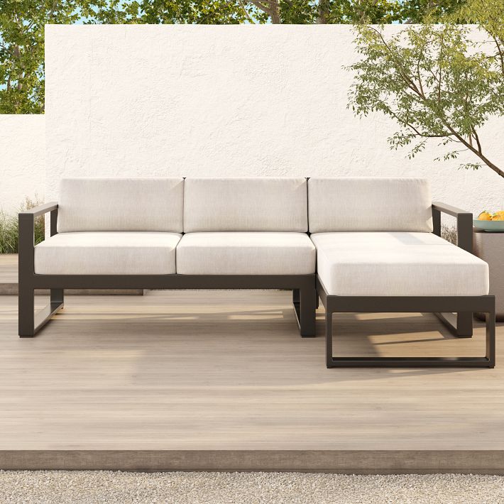 Portside Aluminum Outdoor 2Piece Chaise Sectional (89") West Elm