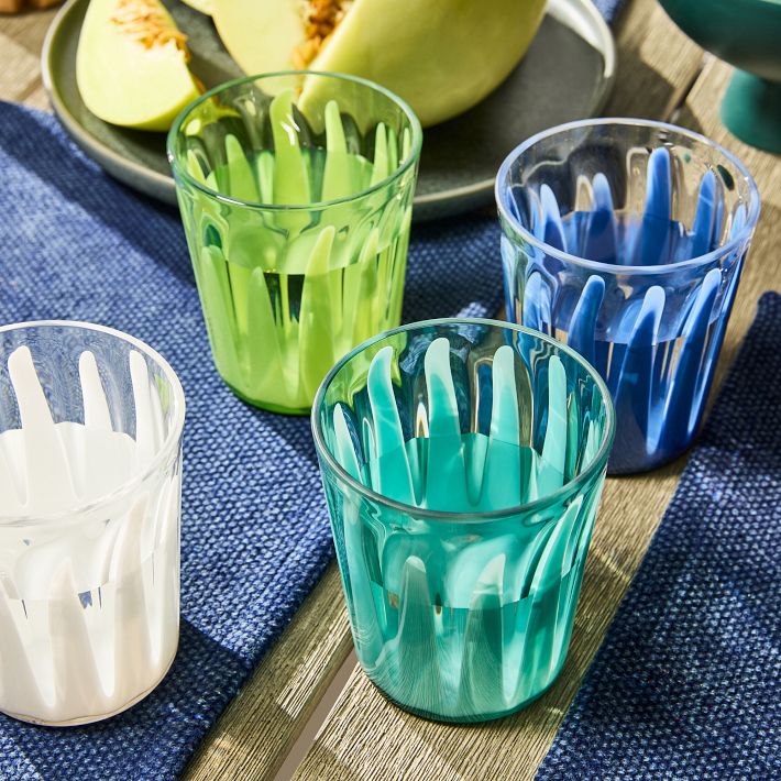 Cabana Acrylic Drinking Glasses (Set of 6) | West Elm
