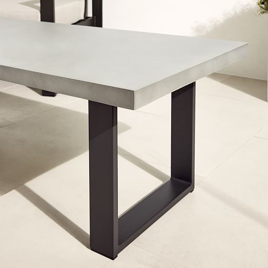 west elm outdoor concrete table