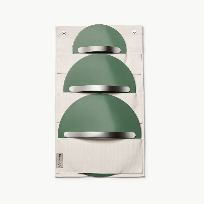 Caraway Ceramic NonStick Cookware & Storage Set Sage West Elm