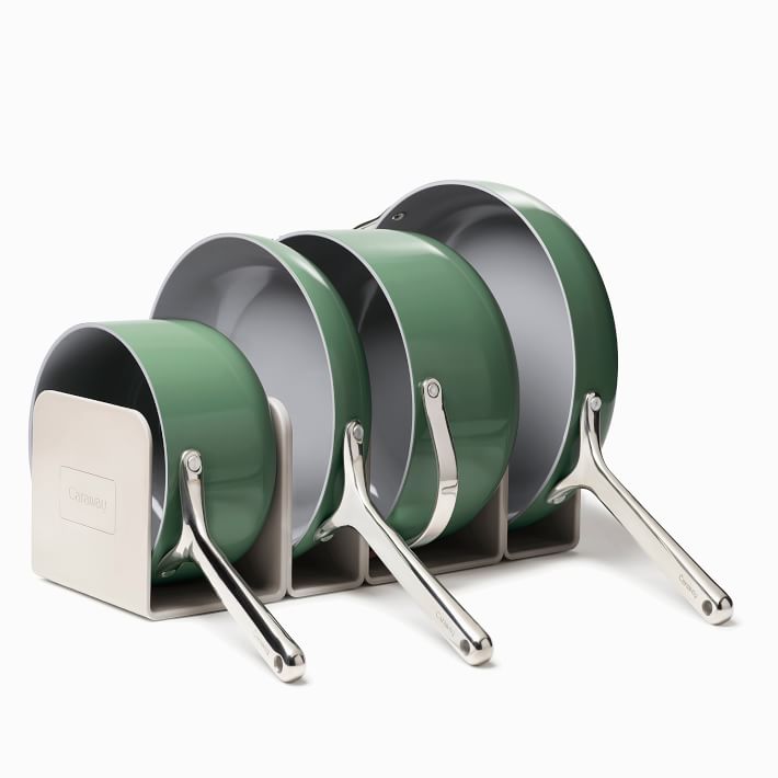 Caraway Ceramic NonStick Cookware & Storage Set Sage West Elm