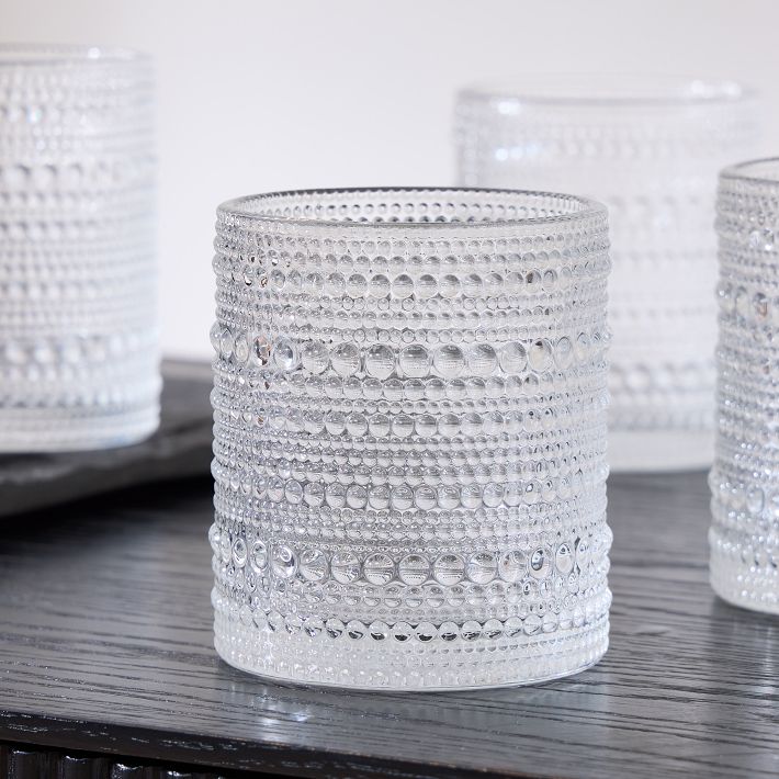 Jupiter Beaded Short Drinking Glasses (Set of 6) West Elm