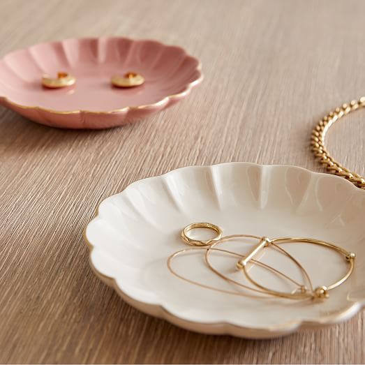 Organic Ceramic Trinket Trays West Elm
